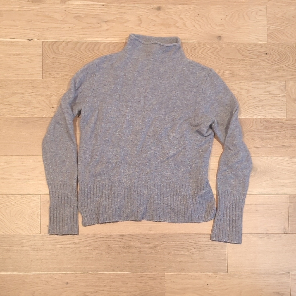 Madewell Heather Gray Turtleneck Sweater